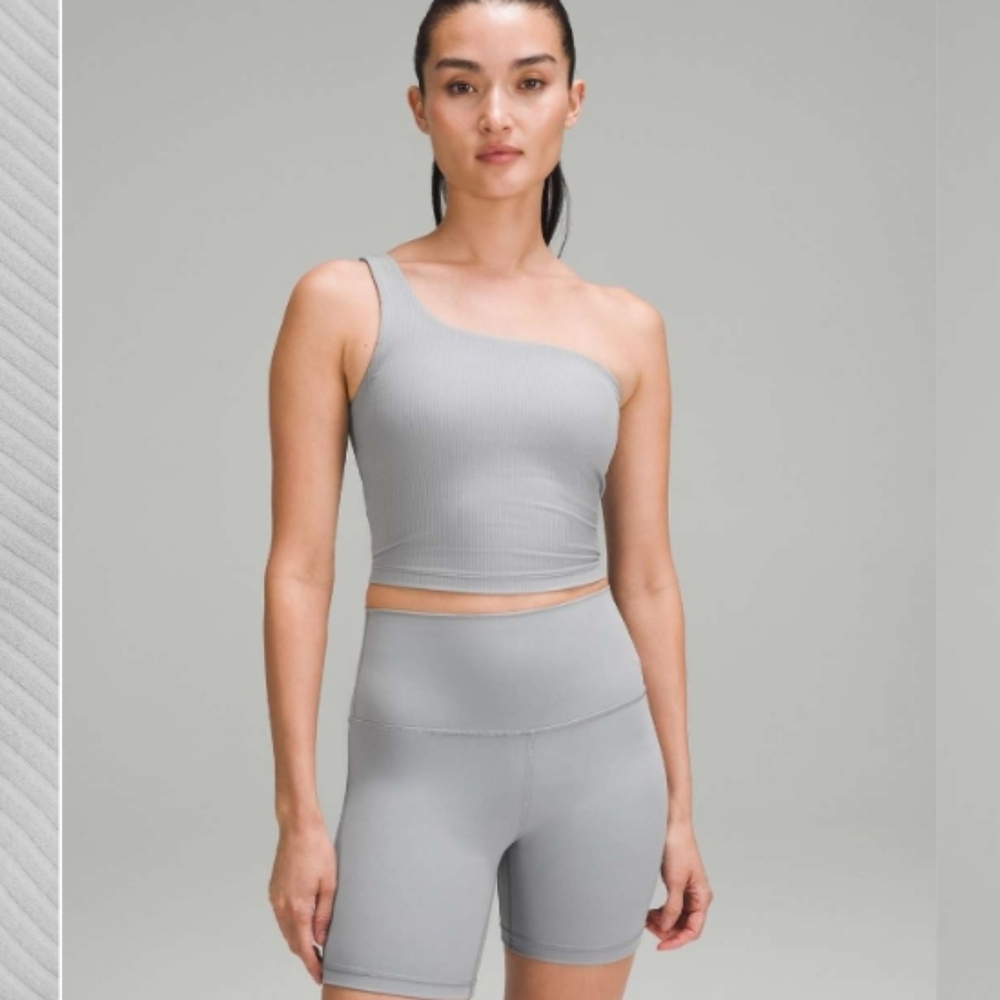 Lululemon Ribbed Nulu Asymmetrical Yoga Tank